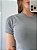 T-SHIRT CANELADA - CINZA PLATINA - Imagem 2
