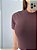 T-SHIRT CANELADA - MARROM EXPRESSO - Imagem 2