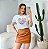 T-SHIRT CORAÇÃO FLORES - BRANCO - Imagem 1