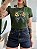 T-SHIRT LAÇO PARIS C/APLICAÇÃO - VERDE MILITAR - Imagem 4
