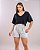 CROPPED GOLA V VISCOLYCRA - PRETO - Imagem 1