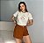 T-SHIRT CAPIVARA FAN CLUB - BEGE NATURAL - Imagem 1
