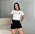 T-SHIRT PERMITA-SE C/APLICAÇÃO - OFF WHITE - Imagem 1
