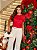 T-SHIRT LISA - VERMELHO - Imagem 1