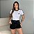 T-SHIRT ADIDAS LISTRAS COM PUNHO - BRANCO - Imagem 1