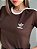 T-SHIRT ADIDAS LISTRAS COM PUNHO - MARROM EXPRESSO - Imagem 2
