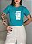 T-SHIRT ONÇA LOVE WILD - VERDE JADE - Imagem 3