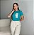 T-SHIRT ONÇA LOVE WILD - VERDE JADE - Imagem 1