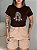 T-SHIRT NOSSA SENHORA (BORDADA) - MARROM EXPRESSO - Imagem 3