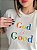 T-SHIRT GOD IS GOOD (BORDADA)  - BEGE NATURAL - Imagem 2