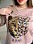 T-SHIRT ONÇA BE BRAVE - MOCACCINO - Imagem 2