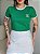 T-SHIRT ADIDAS LISTRAS COM PUNHO - VERDE BANDEIRA - Imagem 4