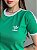 T-SHIRT ADIDAS LISTRAS COM PUNHO - VERDE BANDEIRA - Imagem 2