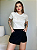 T-SHIRT RAMO DE FLORES (BORDADA) - BEGE NATURAL - Imagem 1