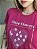 T-SHIRT MORE FLOWERS C/STRASS - FUCSIA - Imagem 2