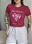 T-SHIRT MORE FLOWERS C/STRASS - FUCSIA - Imagem 3