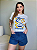 T-SHIRT COFFEE E CROISSANTS - OFF WHITE - Imagem 1