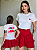 T-SHIRT AMOUR CEREJA - OFF WHITE - Imagem 1