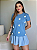 T-SHIRT FLORES TOTAL - AZUL DENIM - Imagem 3