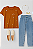 T-SHIRT FÉ CORAÇÃO TOTAL - CARAMELO - Imagem 4