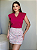 T-SHIRT MUSCLE TEE GOLA V - FUCSIA - Imagem 1