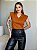 T-SHIRT MUSCLE TEE GOLA V - CARAMELO - Imagem 1