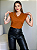 T-SHIRT MUSCLE TEE GOLA V - CARAMELO - Imagem 3