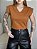 T-SHIRT MUSCLE TEE GOLA V - CARAMELO - Imagem 2