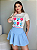 T-SHIRT WILD FLOWERS - BEGE NATURAL - Imagem 1