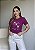 T-SHIRT JOGO DA VELHA C/APLICAÇÃO - ROXO - Imagem 3