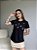 T-SHIRT TRIO CORAÇÃO (BORDADA) - PRETO - Imagem 2