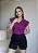 T-SHIRT MUSCLE TEE GOLA V - ROXO - Imagem 1