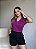 T-SHIRT MUSCLE TEE GOLA V - ROXO - Imagem 3