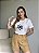 T-SHIRT BLOOM WITH LOVE C/APLICAÇÃO - OFF WHITE - Imagem 3