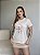 T-SHIRT I HAVE FLOWERS C/APLICAÇÃO - BEGE NATURAL - Imagem 1