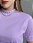 T-SHIRT GOLA ALTA LISA - ROXO POESIA - Imagem 2