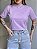 T-SHIRT GOLA ALTA LISA - ROXO POESIA - Imagem 3