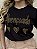 T-SHIRT ABENÇOADA STRASS - PRETO - Imagem 2