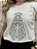 T-SHIRT NOSSA SENHORA APARECIDA C/STRASS - BEGE NATURAL - Imagem 2
