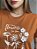 T-SHIRT I HAVE FLOWERS C/APLICAÇÃO - CARAMELO - Imagem 2