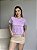 T-SHIRT PEROLAS - ROXO POESIA - Imagem 1