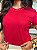 T-SHIRT PEROLAS NA GOLA - VERMELHO - Imagem 2