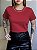 T-SHIRT PEROLAS NA GOLA - VERMELHO - Imagem 3