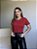 T-SHIRT PEROLAS NA GOLA - VERMELHO - Imagem 1