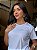 T-SHIRT PEROLAS NA GOLA - BRANCO - Imagem 1