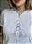 T-SHIRT TERÇO NOSSA SENHORA C/STRASS - BRANCO - Imagem 2