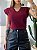 T-SHIRT MUSCLE TEE GOLA V - BORDO - Imagem 2