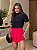 T-SHIRT GOLA ALTA C/STRASS - PRETO - Imagem 1