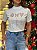 T-SHIRT GOLA ALTA FÉ ESPERANÇA AMOR C/STRASS - OFF WHITE - Imagem 2