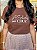 T-SHIRT FUI ATRAIDA PELA CRUZ - MARROM - Imagem 2